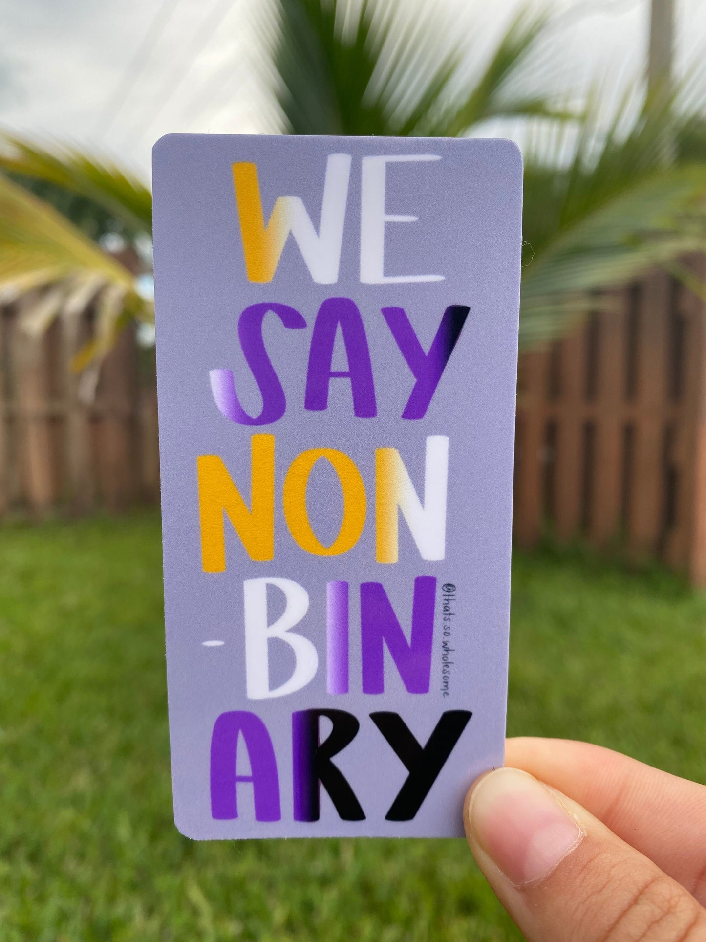 We Say Gay Collection - Water Bottle Stickers