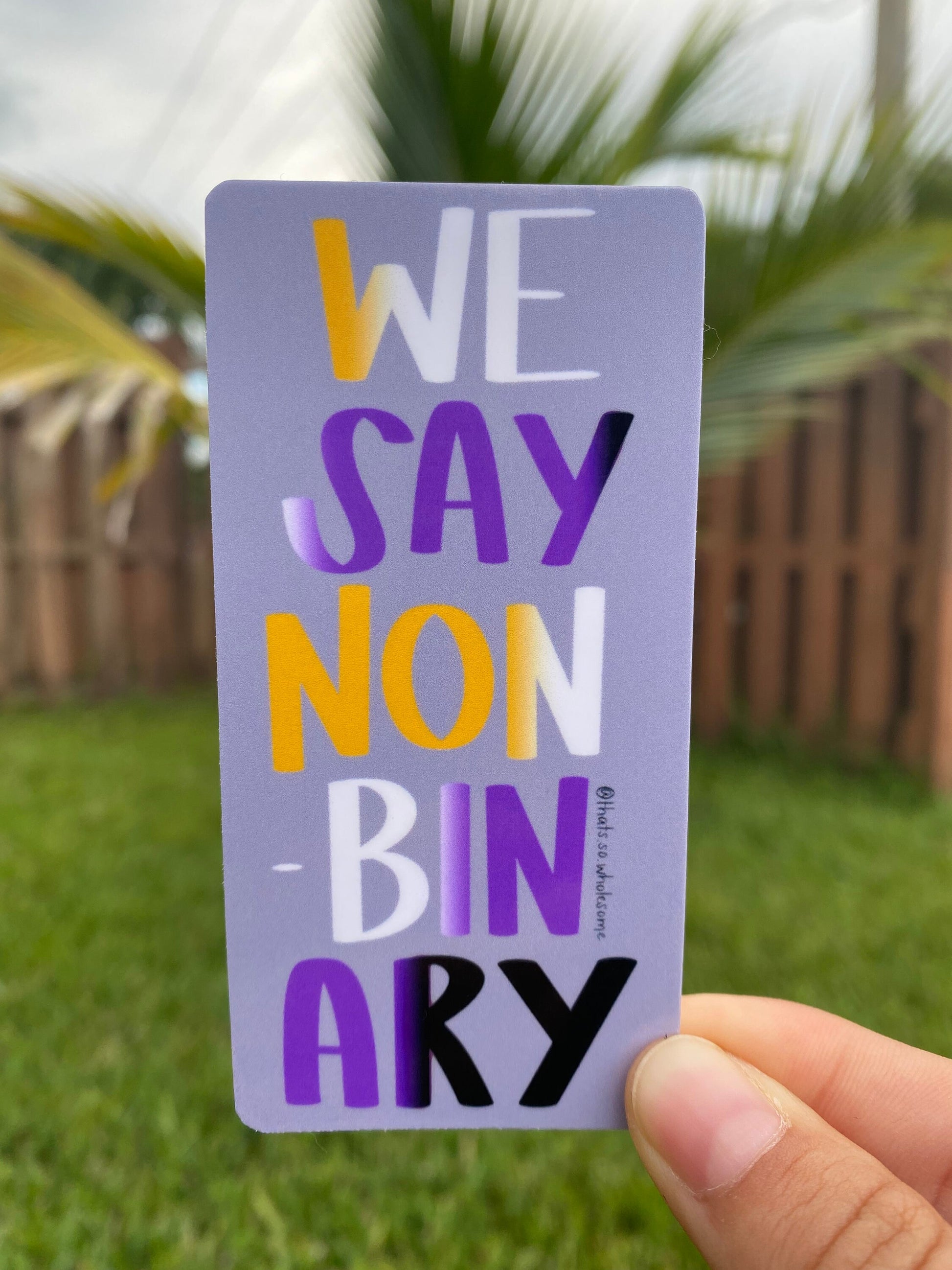 We Say Gay Collection - Water Bottle Stickers