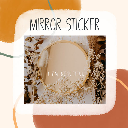 Mirror Sticker - Removable Vinyl