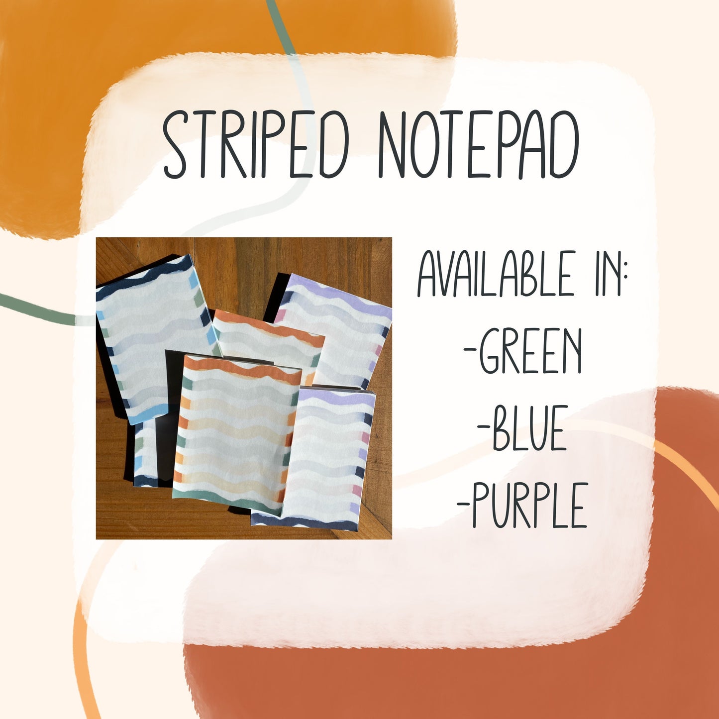 Striped Notepad