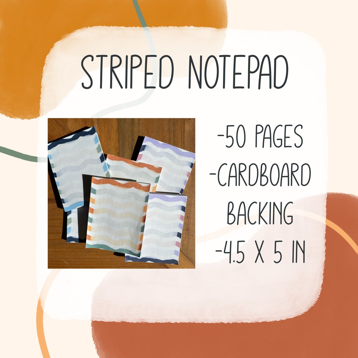 Striped Notepad